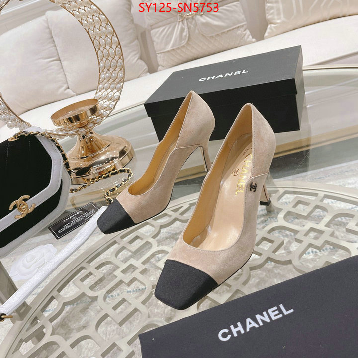 Women Shoes-Chanel,knockoff highest quality , ID: SN5753,$: 125USD