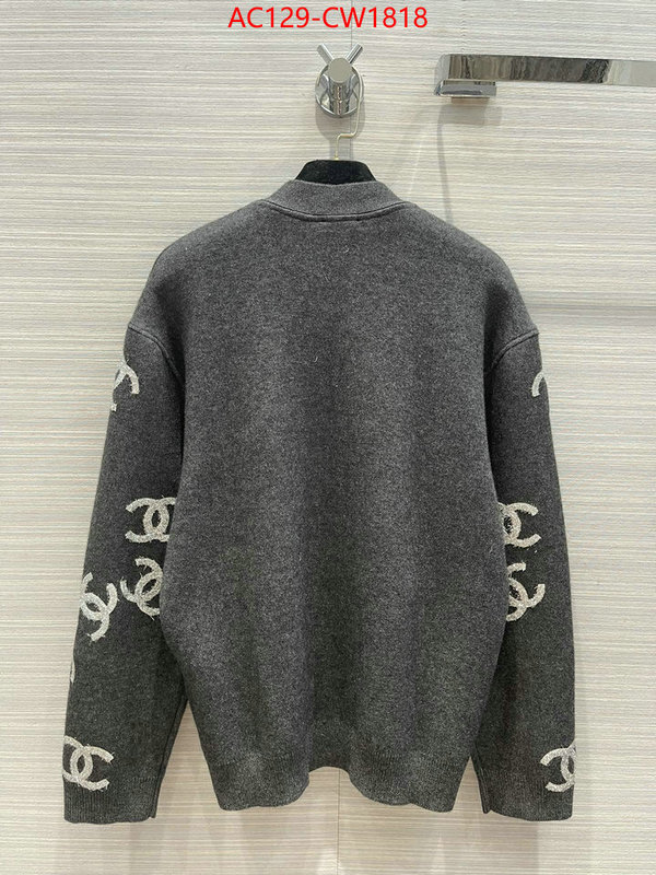 Clothing-Chanel,designer 1:1 replica , ID: CW1818,$: 129USD