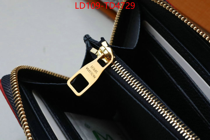 LV Bags(TOP)-Wallet,ID: TD4729,$: 109USD