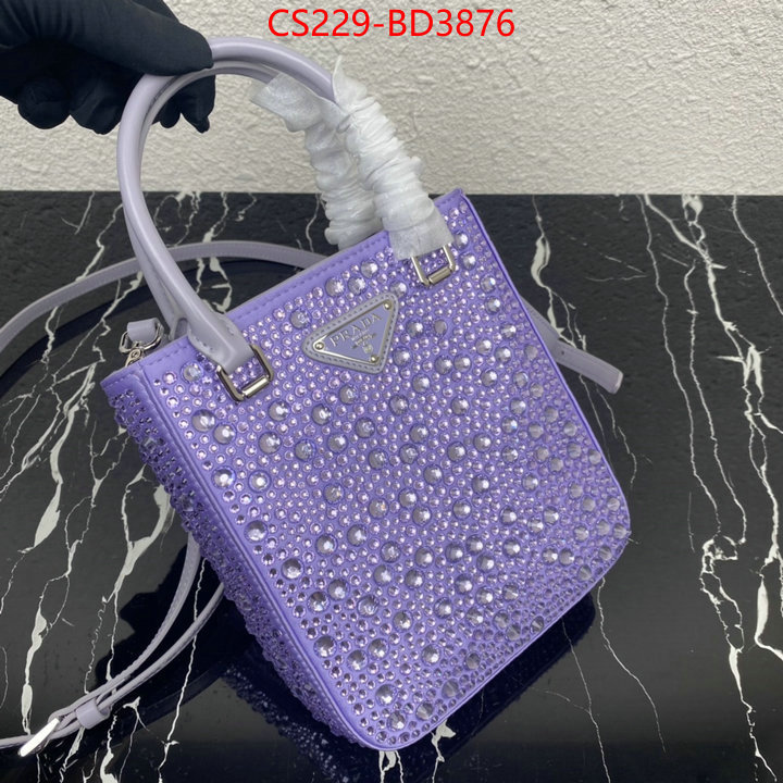 Prada Bags(TOP)-Diagonal-,ID: BD3876,$: 229USD