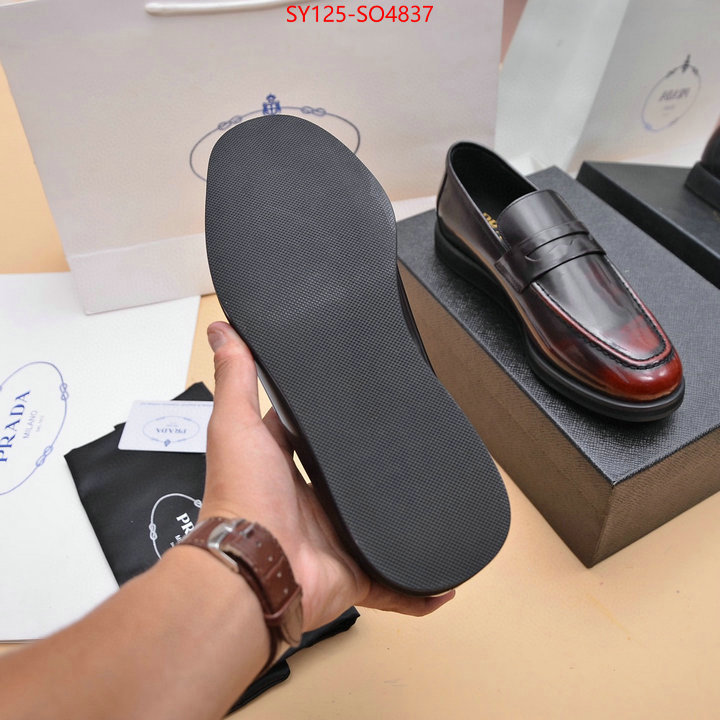 Men Shoes-Prada,designer 1:1 replica , ID: SO4837,$: 125USD