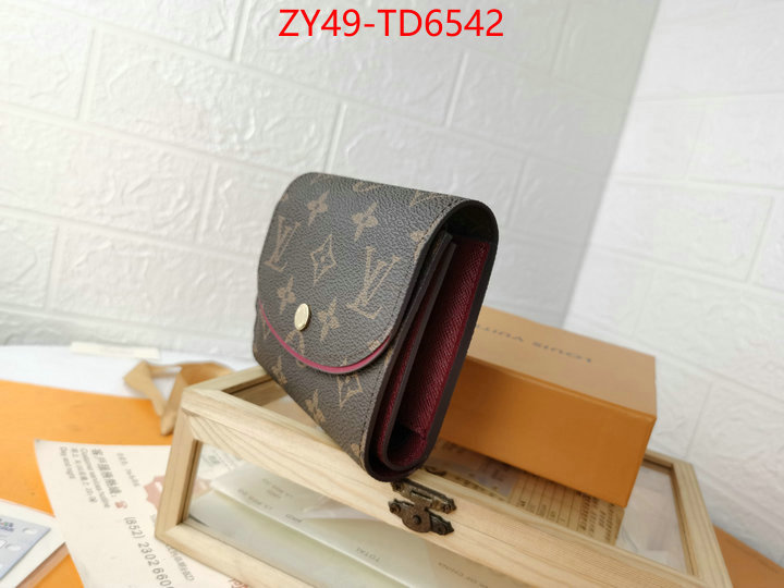 LV Bags(4A)-Wallet,we provide top cheap aaaaa ,ID: TD6542,$: 49USD