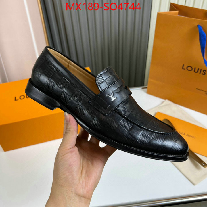 Men Shoes-LV,aaaaa replica designer , ID: SO4744,$: 189USD