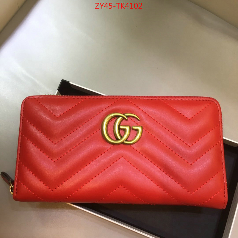 Gucci Bags(4A)-Wallet-,ID: TK4102,$:45USD