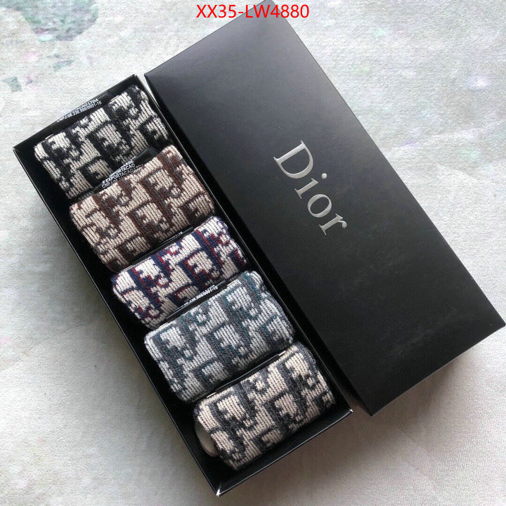 Sock-Dior,designer fake , ID: LW4880,$: 35USD