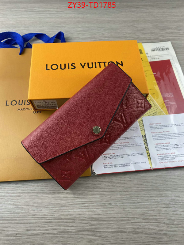 LV Bags(4A)-Wallet,ID: TD1785,$: 39USD