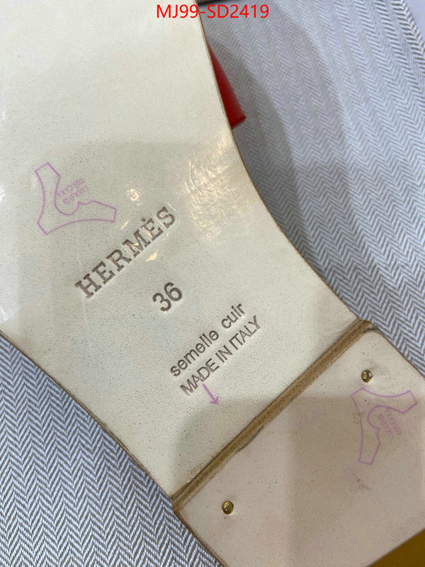 Women Shoes-Hermes,fake designer , ID: SD2419,$: 99USD