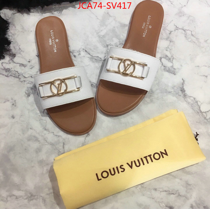 Women Shoes-LV,what 1:1 replica , ID: SV417,$:74USD