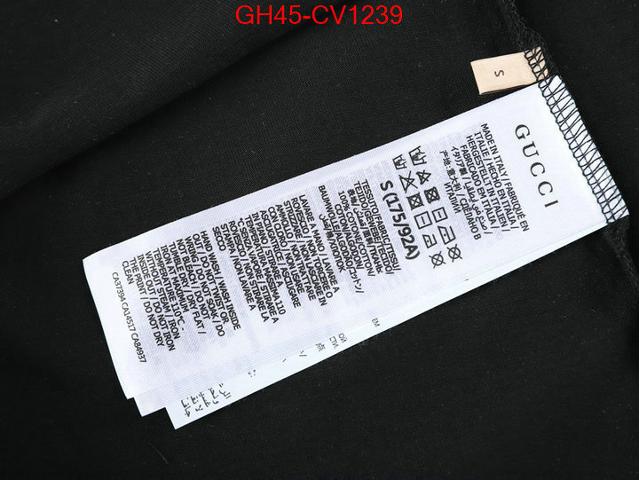 Clothing-Gucci,wholesale 2023 replica , ID: CV1239,$: 45USD