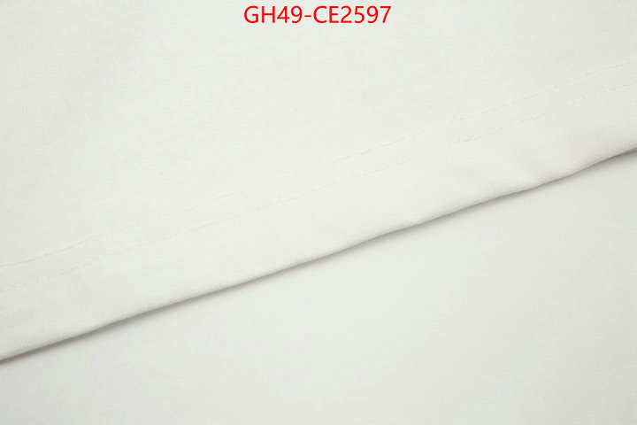 Clothing-Gucci,shop cheap high quality 1:1 replica , ID: CE2597,$: 49USD