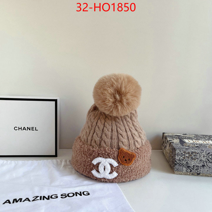 Cap (Hat)-Chanel,1:1 replica wholesale , ID: HO1850,$: 32USD