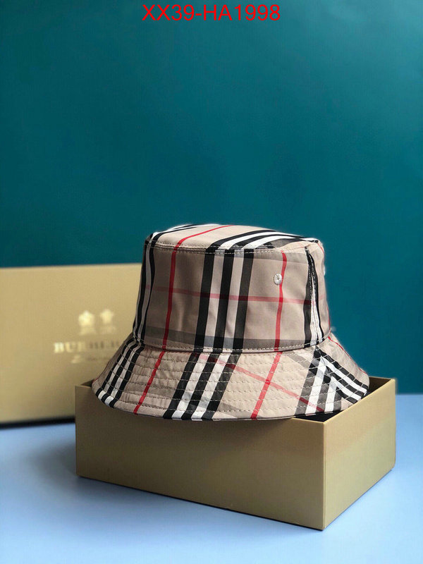 Cap (Hat)-Burberry,best website for replica , ID:HA1998,$: 39USD