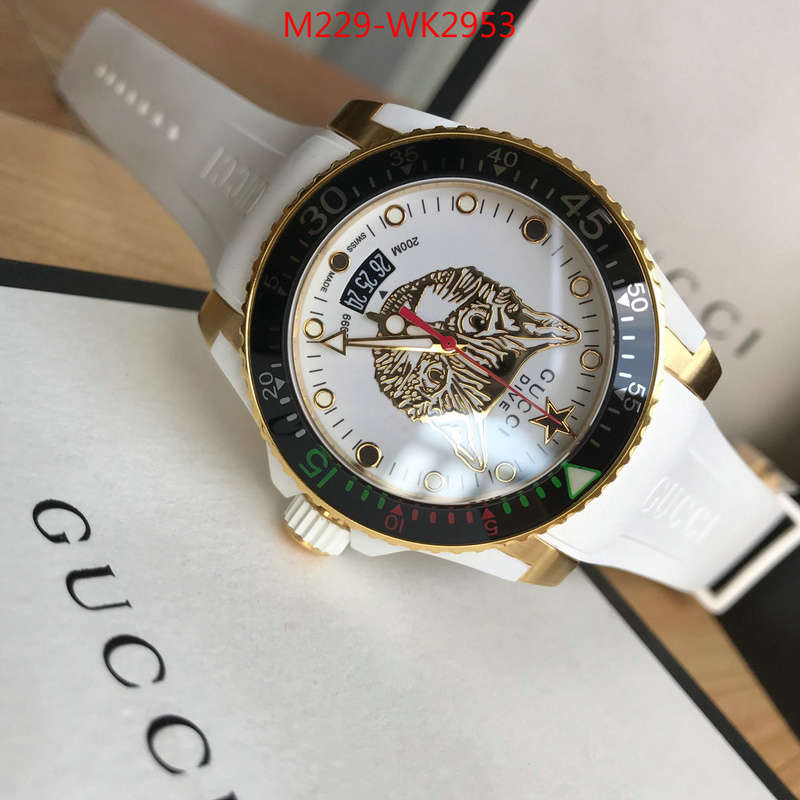 Watch(TOP)-Gucci,buy cheap , ID: WK2953,$:229USD