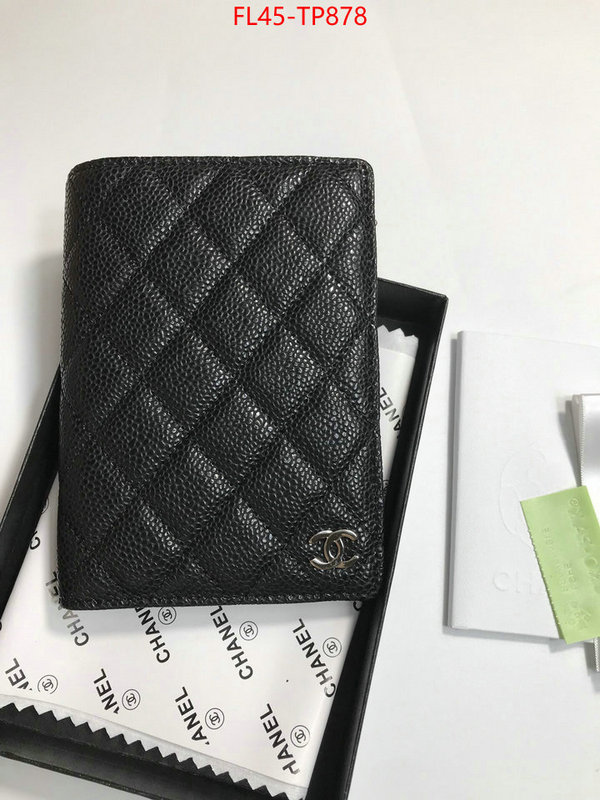 Chanel Bags(4A)-Wallet-,ID: TP878,$: 45USD