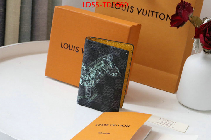 LV Bags(TOP)-Wallet,ID: TD1660,$: 55USD