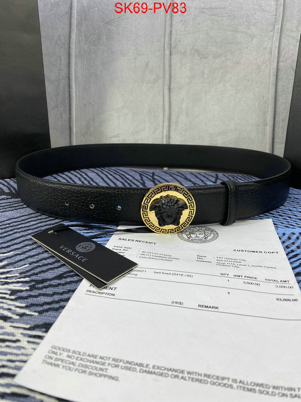 Belts-Versace,top quality fake , ID: PV83,$: 69USD