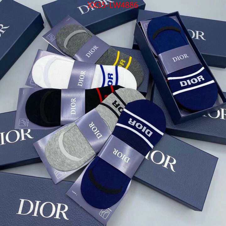 Sock-Dior,good quality replica , ID: LW4886,$: 35USD