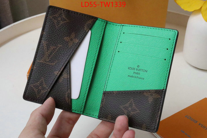 LV Bags(TOP)-Wallet,ID: TW1339,$: 55USD