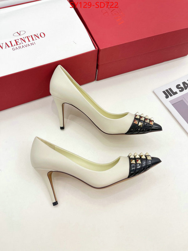 Women Shoes-Valentino,2023 replica wholesale cheap sales online , ID: SD722,$: 129USD