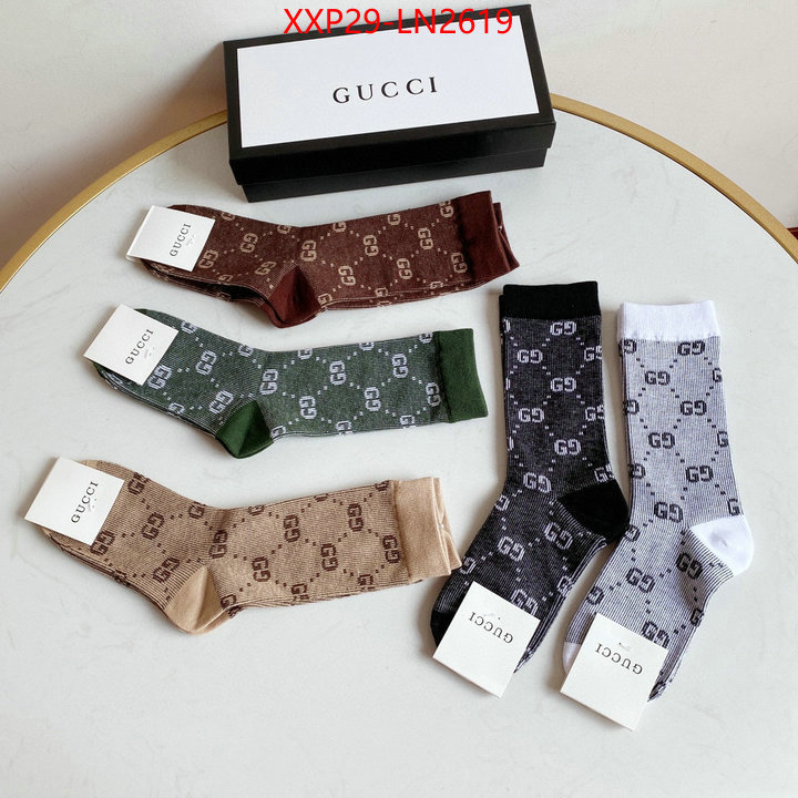 Sock-Gucci,new 2023 , ID: LN2619,$: 29USD