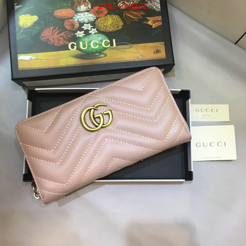 Gucci Bags(4A)-Wallet-,ID: TK4102,$:45USD