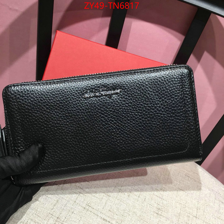 Ferragamo Bags(4A)-Wallet,new designer replica ,ID: TN6817,$: 49USD