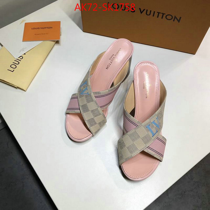 Women Shoes-LV,high quality perfect , ID: SK1758,$:72USD