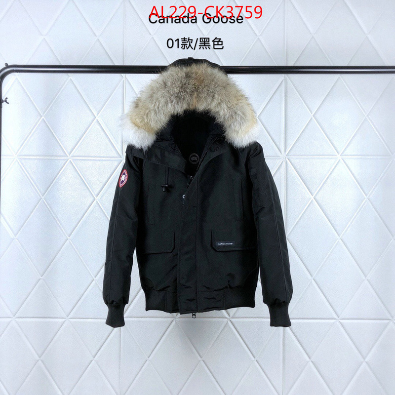 Down jacket Men-Canada Goose,replica every designer , ID: CK3759,$:229USD