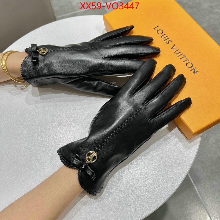 Gloves-LV,buy top high quality replica , ID: VO3447,$: 59USD