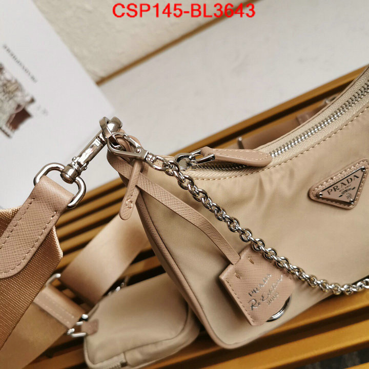 Prada Bags(TOP)-Re-Edition 2005,ID: BL3643,$: 145USD