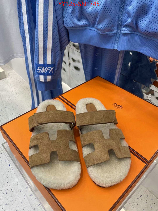 Women Shoes-Hermes,fake , ID: SN1745,$: 125USD