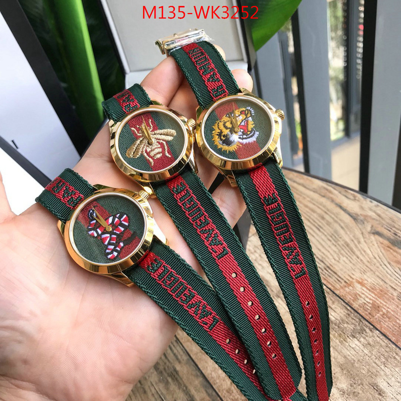 Watch(4A)-Gucci,online from china , ID: WK3252,$:135USD