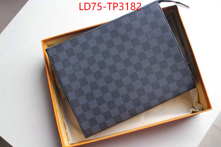 LV Bags(TOP)-Wallet,ID: TP3182,$: 75USD