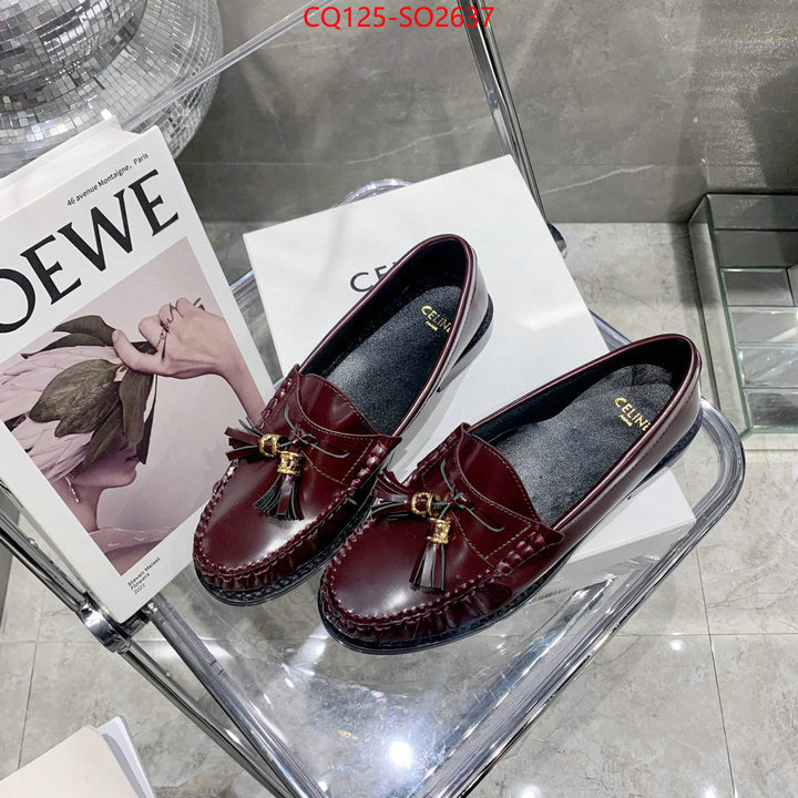 Women Shoes-CELINE,buy cheap replica , ID: SO2637,$: 125USD