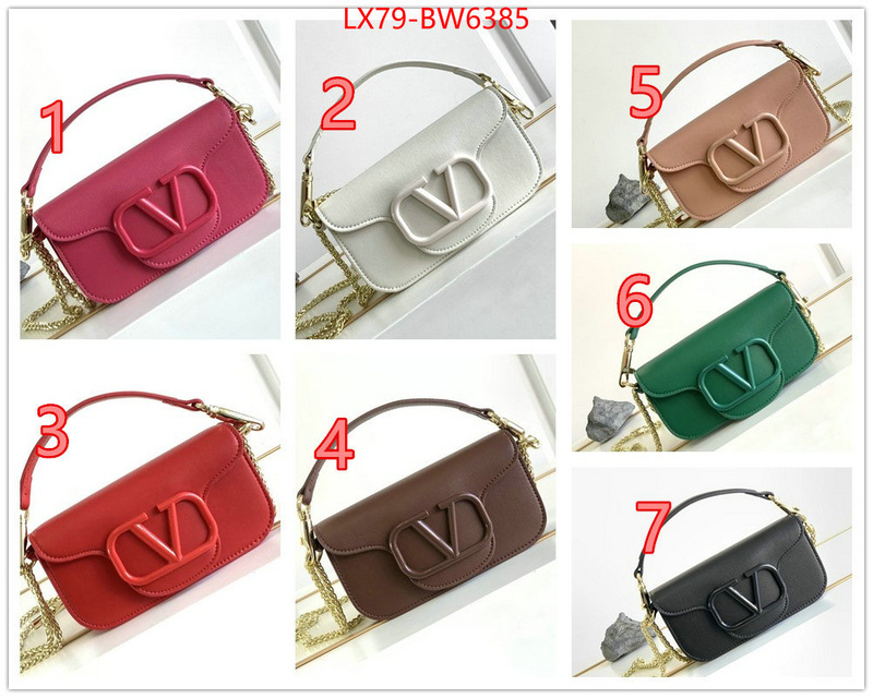 Valentino Bags(4A)-LOC-V Logo ,high quality replica designer ,ID: BW6385,$: 79USD