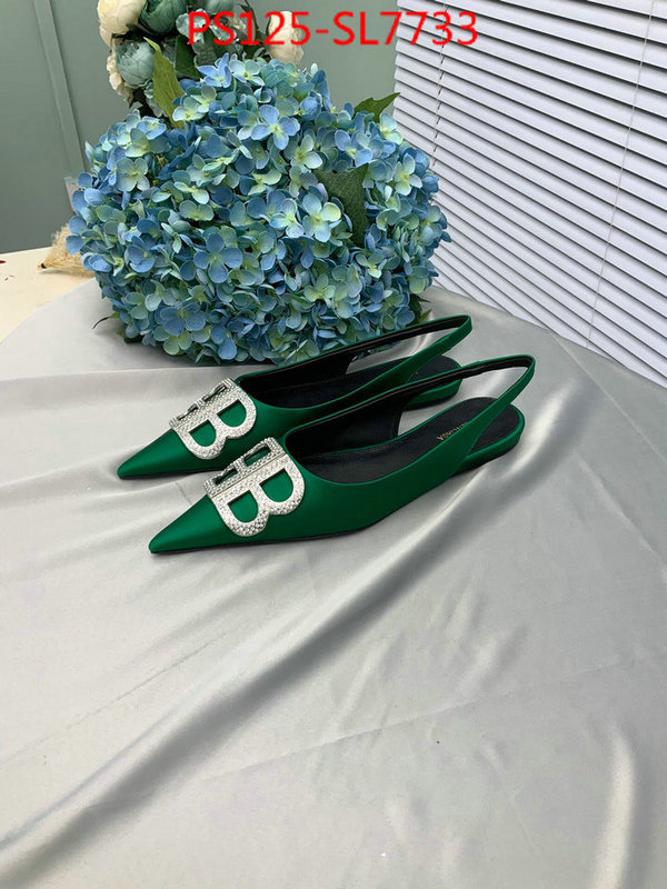 Women Shoes-Balenciaga,buy replica , ID: SL7733,$: 125USD