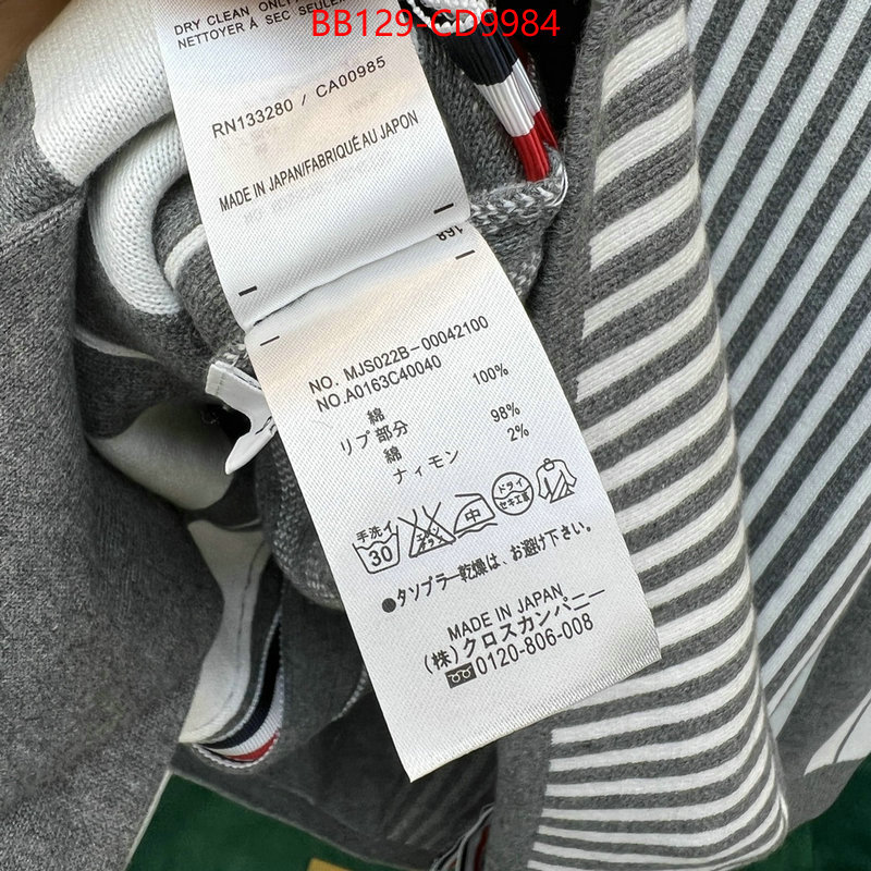 Clothing-Thom Browne,replica online , ID: CD9984,$: 129USD