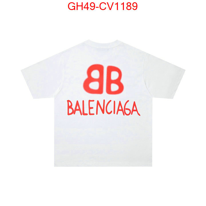 Clothing-Balenciaga,aaaaa , ID: CV1189,$: 49USD