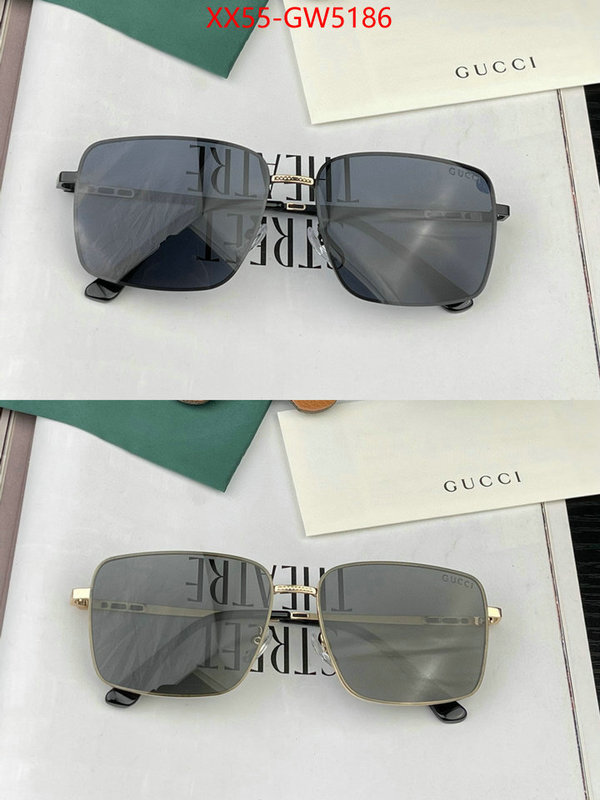 Glasses-Gucci,top 1:1 replica , ID: GW5186,$: 55USD