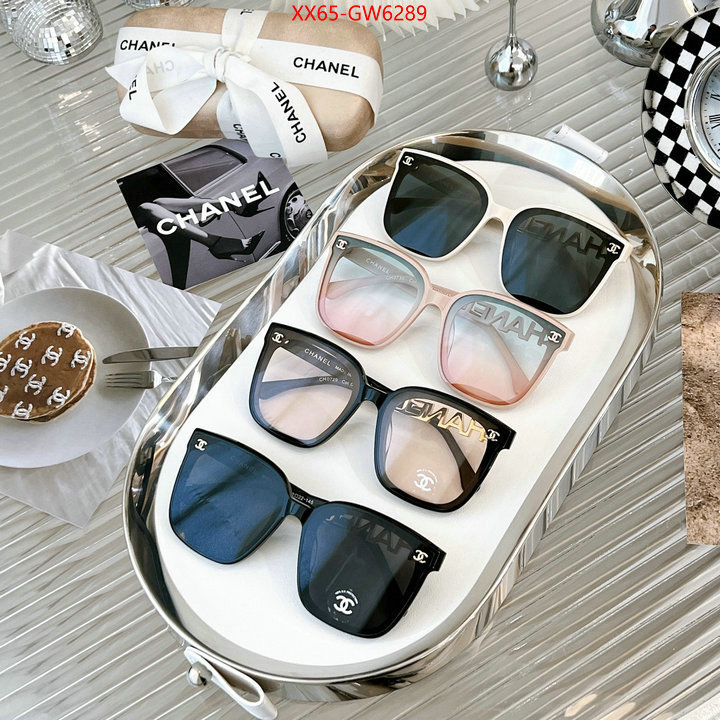 Glasses-Chanel,2023 aaaaa replica customize , ID: GW6289,$: 65USD