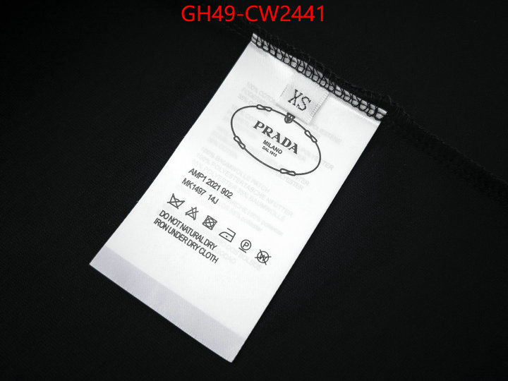 Clothing-Prada,luxury shop , ID: CW2441,$: 49USD