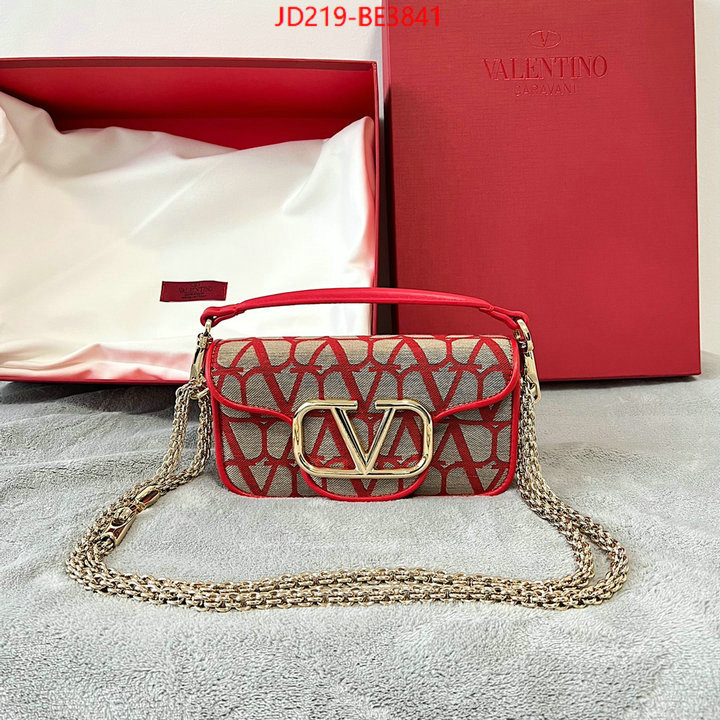 Valentino Bags (TOP)-LOC-V Logo ,top perfect fake ,ID: BE3841,$: 219USD