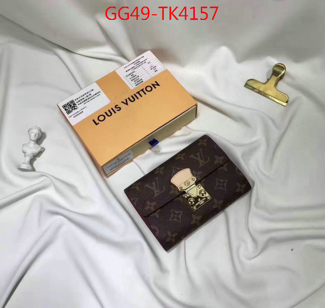 LV Bags(4A)-Wallet,ID: TK4157,$:49USD