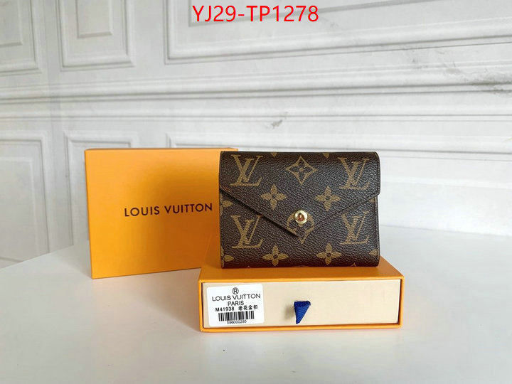 LV Bags(4A)-Wallet,ID: TP1278,$: 29USD