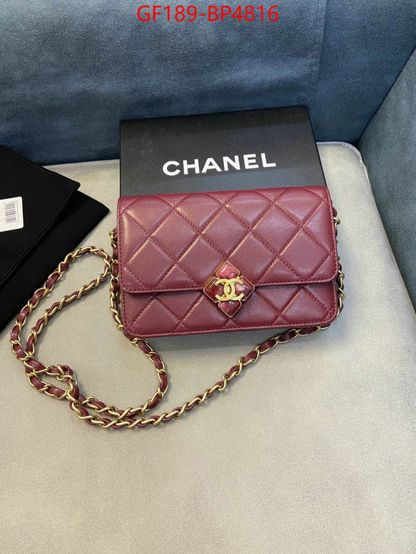 Chanel Bags(TOP)-Diagonal-,ID: BP4816,$: 189USD