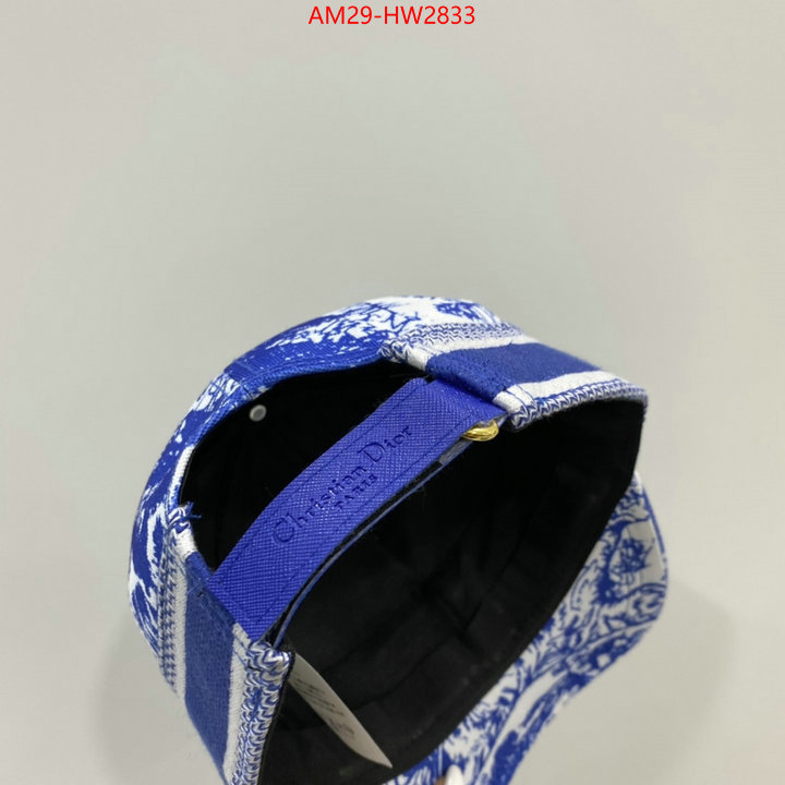 Cap (Hat)-Dior,aaaaa+ quality replica , ID: HW2833,$: 29USD