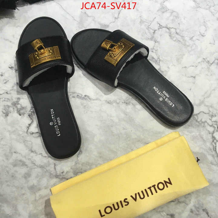 Women Shoes-LV,what 1:1 replica , ID: SV417,$:74USD