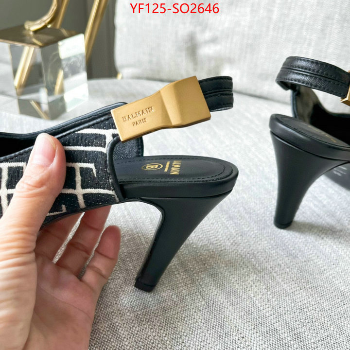 Women Shoes-Balmain,top quality designer replica , ID: SO2646,$: 125USD