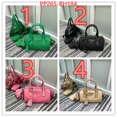 Prada Bags(TOP)-Diagonal-,ID: BH184,$:265USD