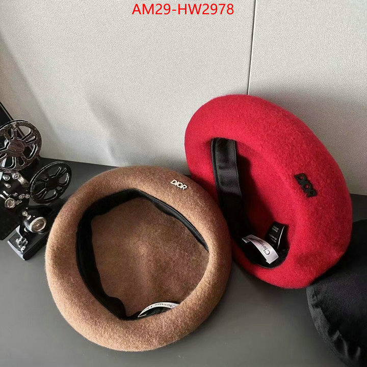 Cap (Hat)-Dior,we provide top cheap aaaaa , ID: HW2978,$: 29USD